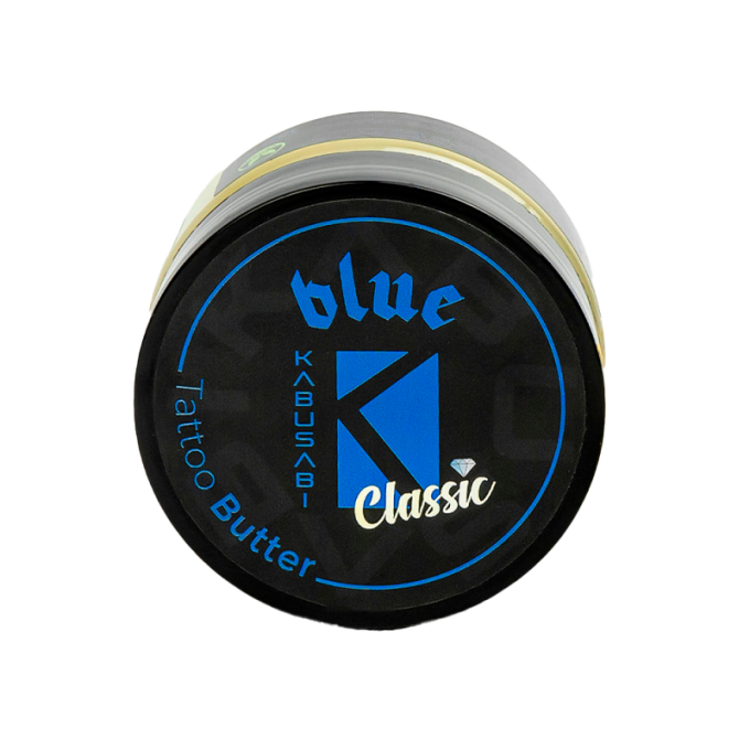 Manteca para tatuajes clásica azul Kabusabi - 120 ml