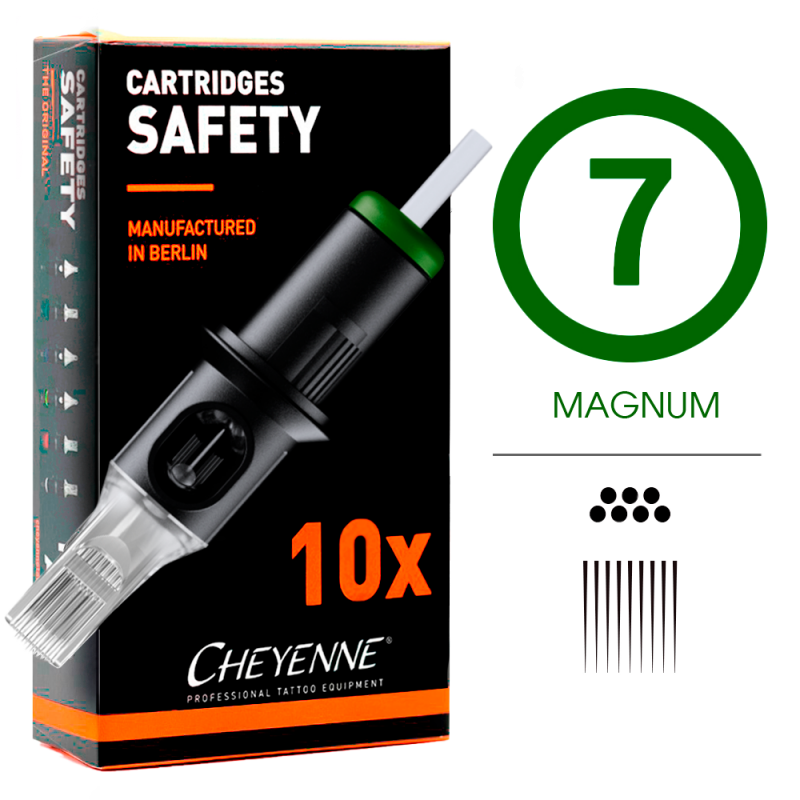 7M-0.30MM Cartuchos de tatuaje Cheyenne-20 UDS