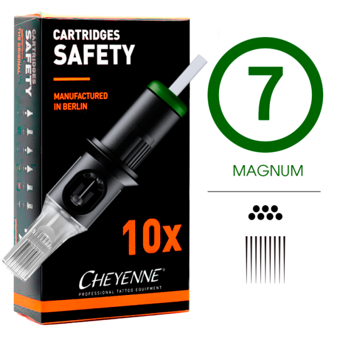 7M-0.30MM Cartuchos de tatuaje Cheyenne-20 UDS