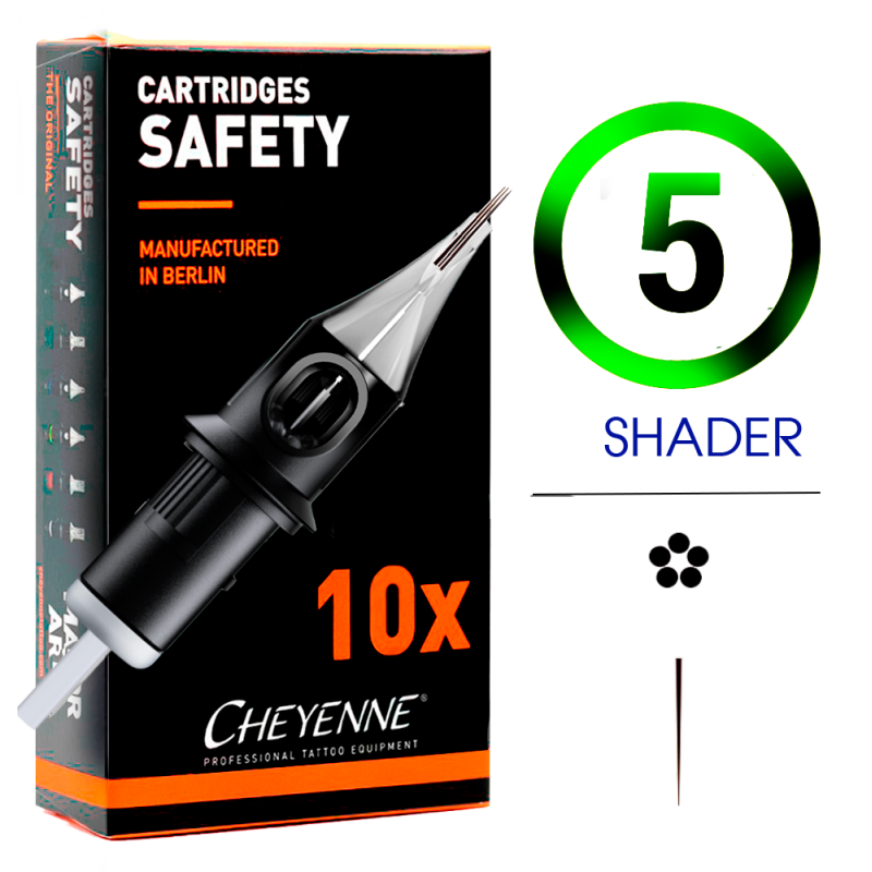 5RS 0.25/0.30MM CARTUCHOS SHADER CHEYENNE- 20 UDS
