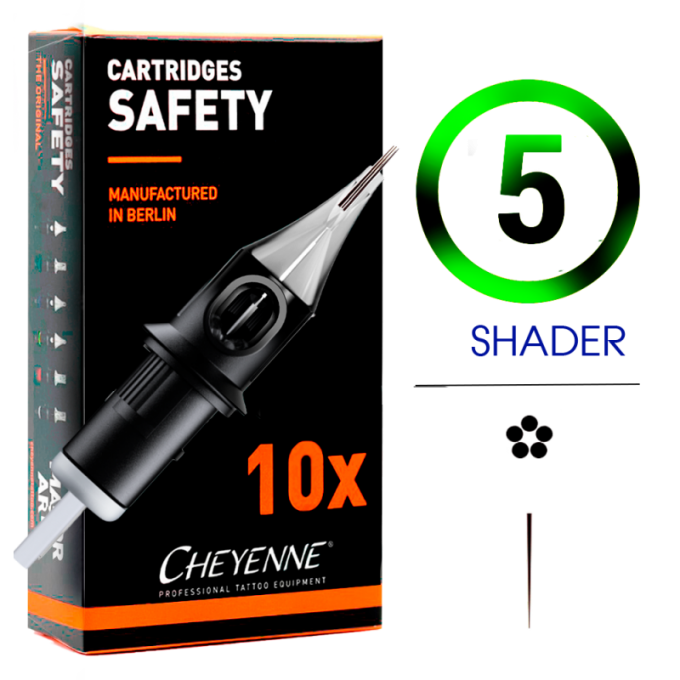 5RS 0.25/0.30MM CARTUCHOS SHADER CHEYENNE- 20 UDS
