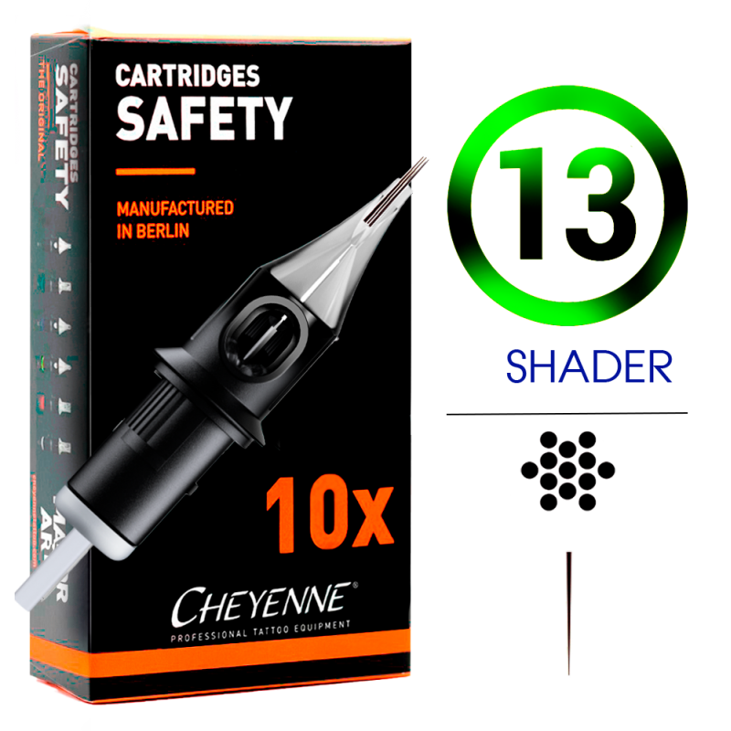 13RS 0.30/0.35MM CARTUCHOS SHADER CHEYENNE-20 UDS