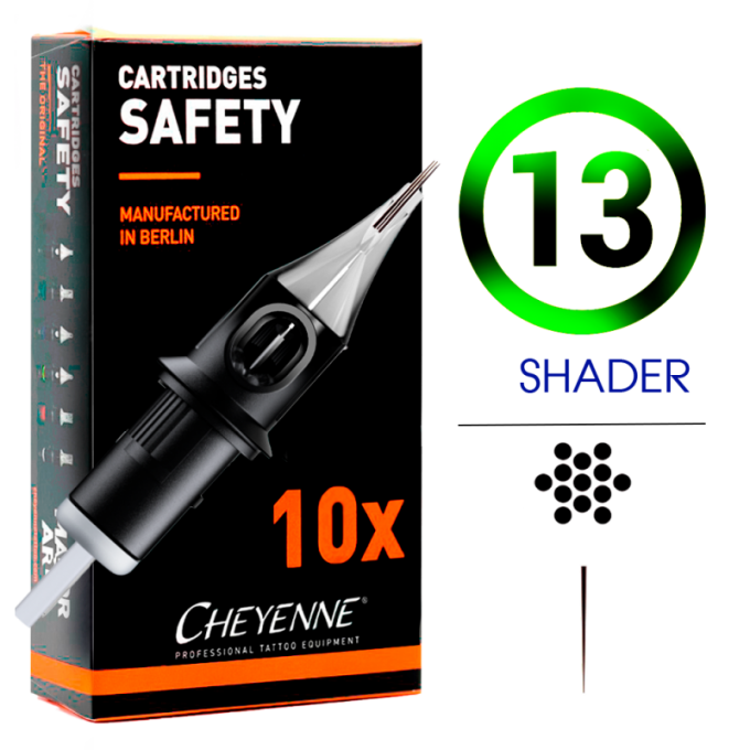 13RS 0.30/0.35MM CARTUCHOS SHADER CHEYENNE-20 UDS